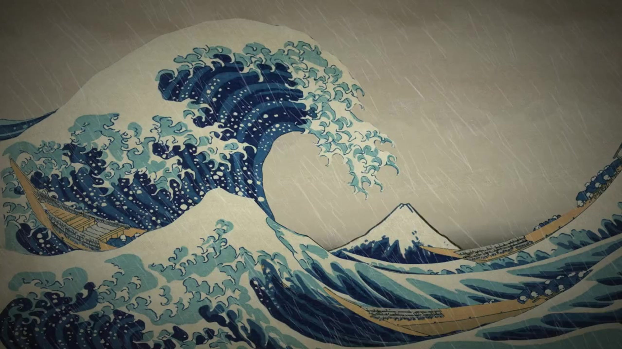 "The Great Wave" (Animating Art)